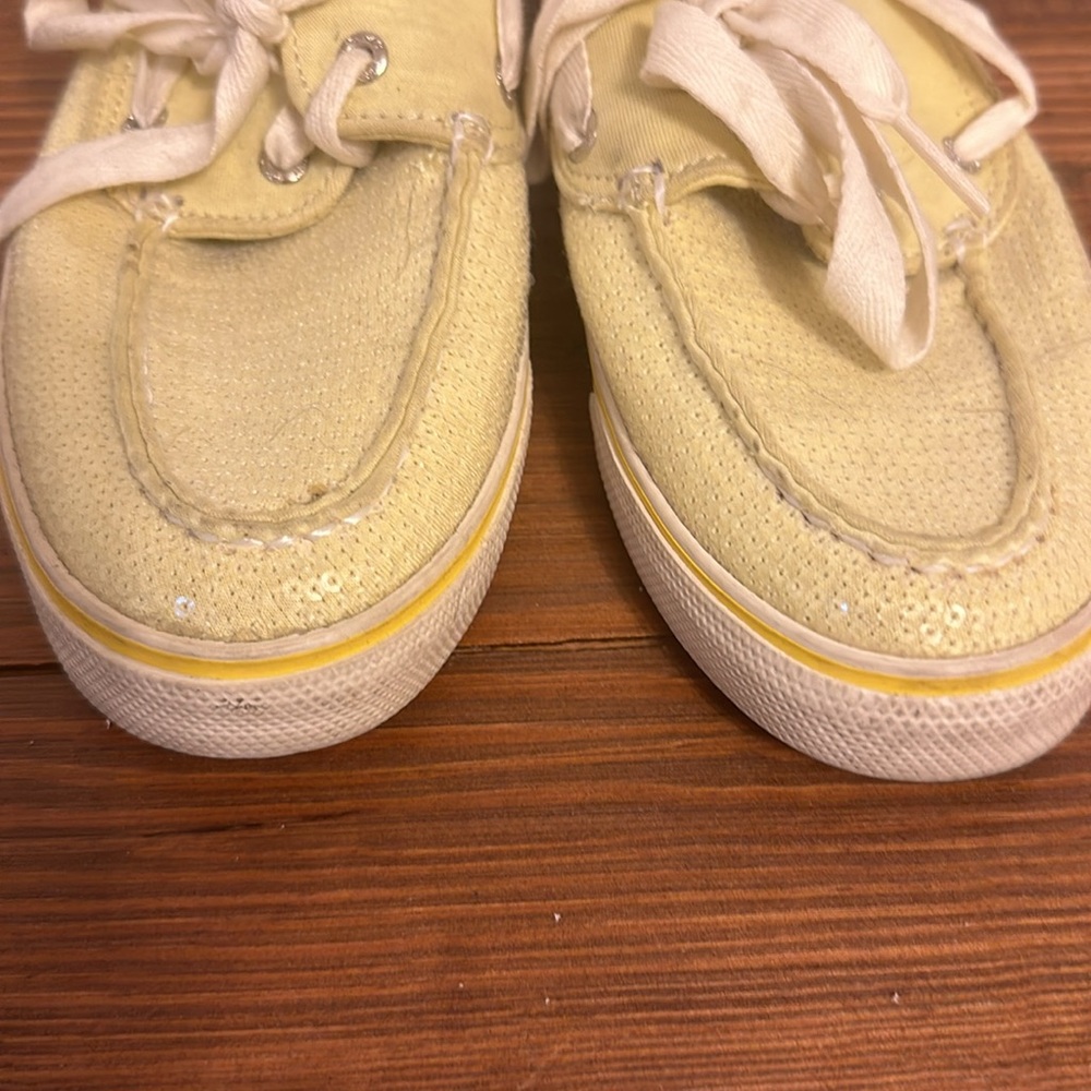 Yellow sequins sperrys - Picture 9 of 12